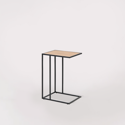 Seaford Side Table (Oak & Black)