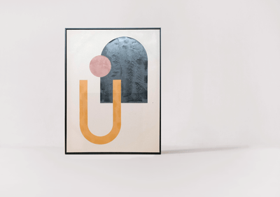 Paper Clip Black Frame 600x800