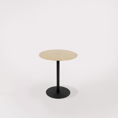 Snow Brushed Side Table (Bronze & Black)