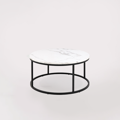 Spiro Coffee Table (White Marble)