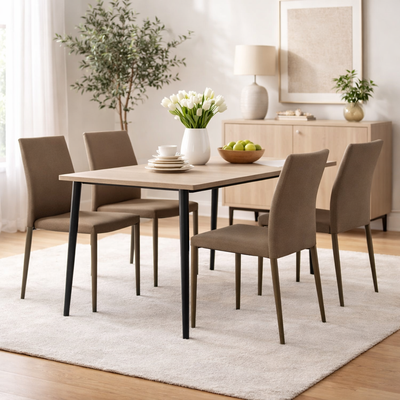 OLLIE Dining Chair - Taupe.