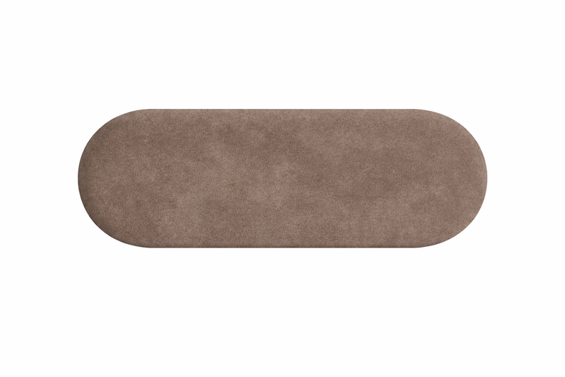 HEADBOARD 6'0'' Oval PRESTON 22 - brown
