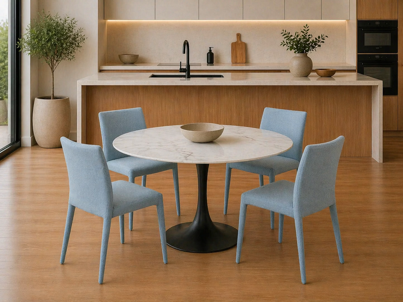 OLLIE Dining Chair - Blue.
