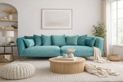 AVENUE 3-Seater Sofa MEG 12 - mint velvet