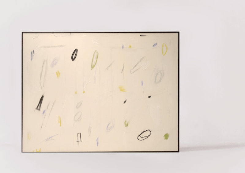 SCRIBBLE - PHDI187 / 110x140 - Black Frame