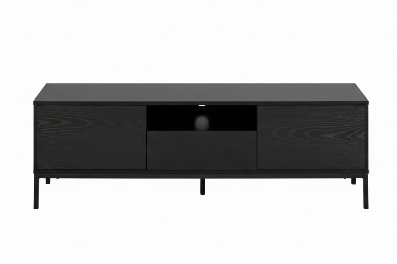 SEAFORD TV Unit 140cm - matt black