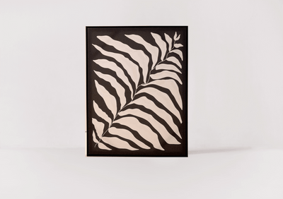 FLORAL - PHDI152 / 60x80 - Black Frame