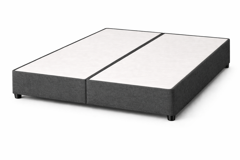 DIVAN BASE 4'6'' x 6'3'' - Linoso Charcoal
