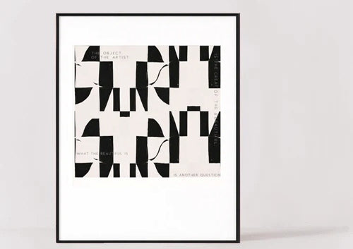 CANVAS ART - PHDI001 / 110x140 - black