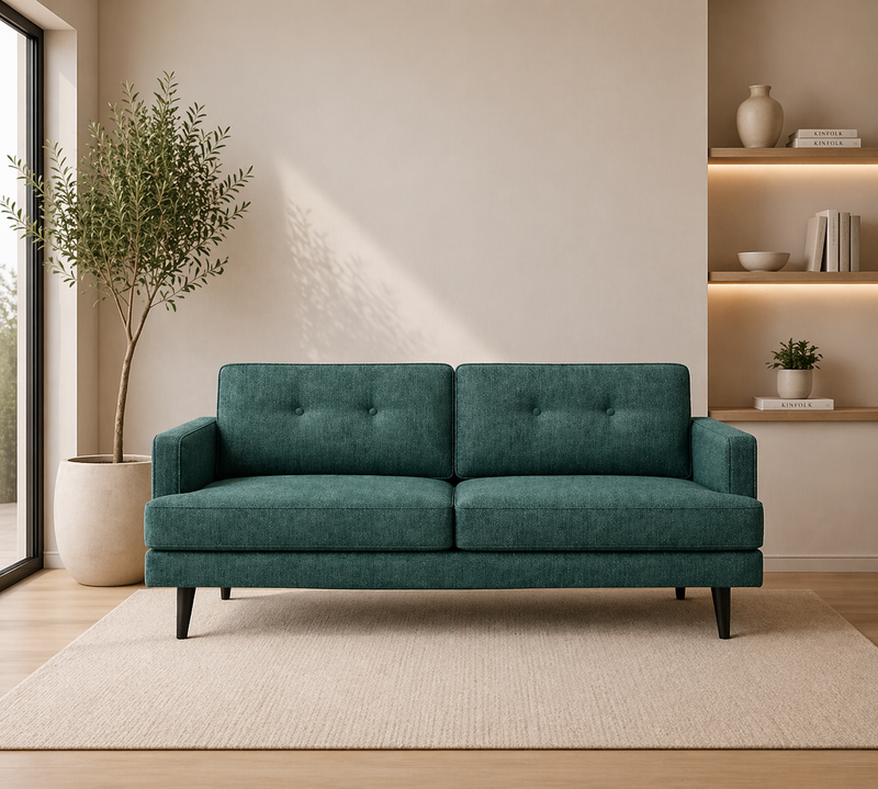VERDI 3-Seater Sofa OVER THE HORIZON 77 - teal