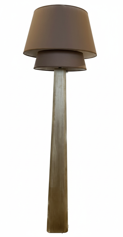 WAKE Floor Lamp - oak / brown (E27)