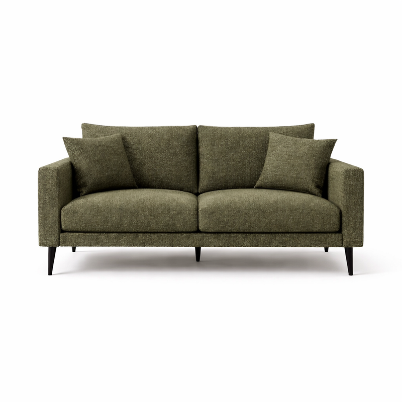 CONNIE 2-Seater Sofa MATANA 6 - moss green