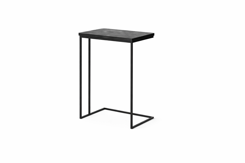 SHARING U-Shape End Table - black
