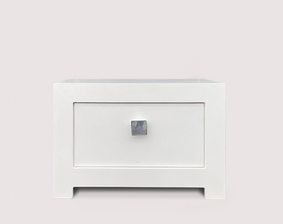 Bari Bedside Table (White)