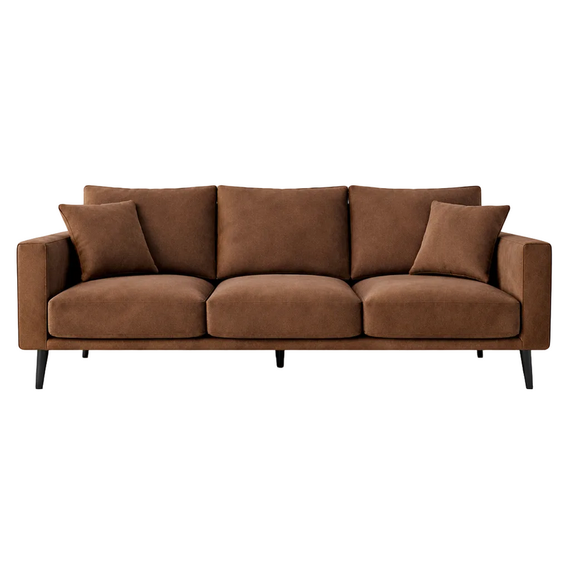 CONNIE 3-Seater Sofa PRESTON 94 - mocha