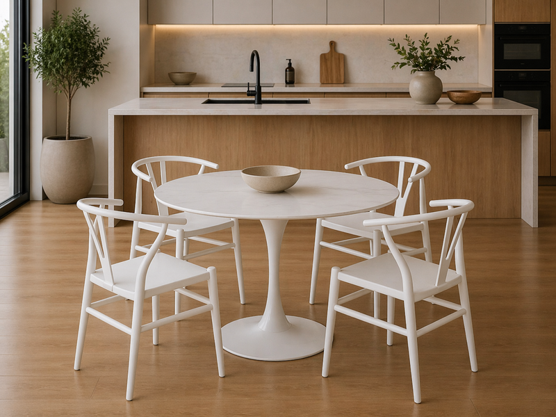 Y-FRAME Dining Chair - white