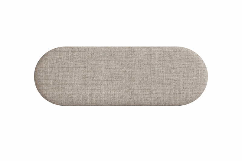 HEADBOARD 6'0'' Oval OVER THE HORIZON 85 - light grey