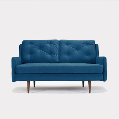 Holme 2 Seater Sofa (Velvet Blue)