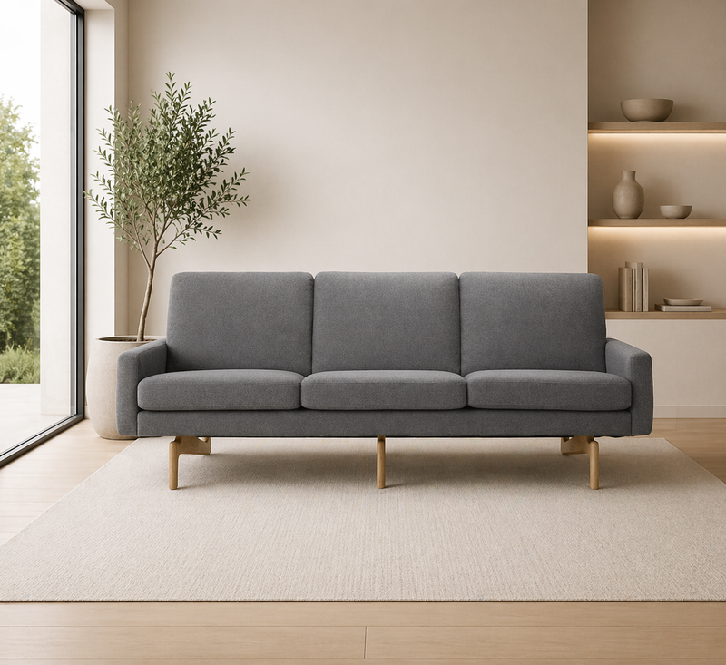 EGSMARK 3-Seater Sofa - dark grey