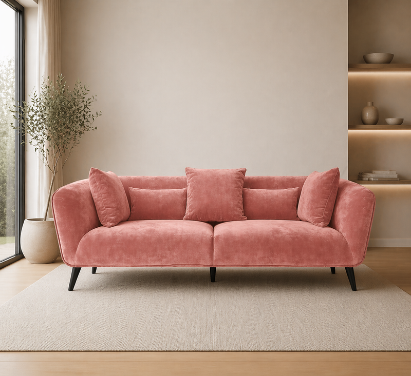 AVENUE 3-Seater Sofa ETHAN 07 - pink