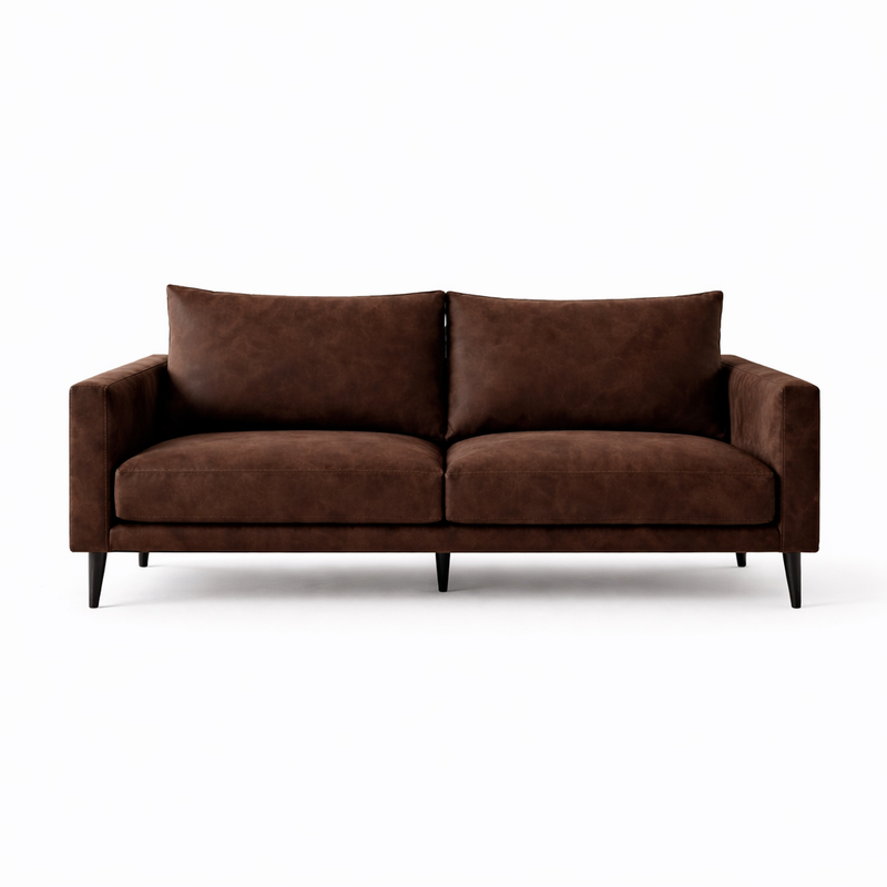 CONNIE 2-Seater Sofa PRESTON 94 - mocha