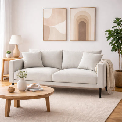 CONNIE 2-Seater Sofa - Lisbon Silver