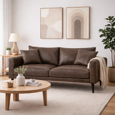 CONNIE 2-Seater Sofa PRESTON 94 - mocha