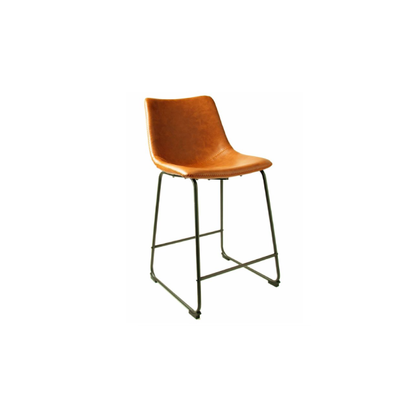 Cooper Barstool (Tan Leather)
