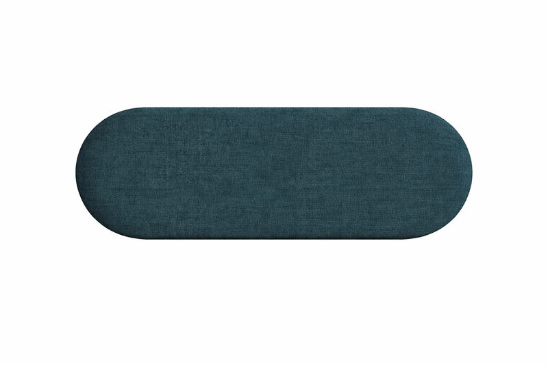 HEADBOARD 6'0'' Oval City 37 - teal