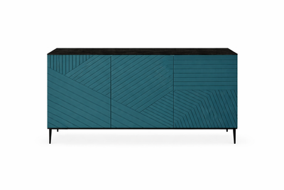 GRANT Sideboard - oak / sea green