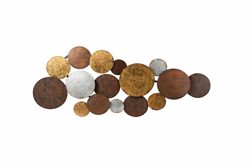 Bronze Circles Wall Art