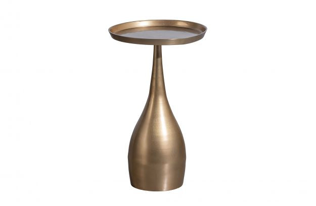 CONE End Table - antique brass
