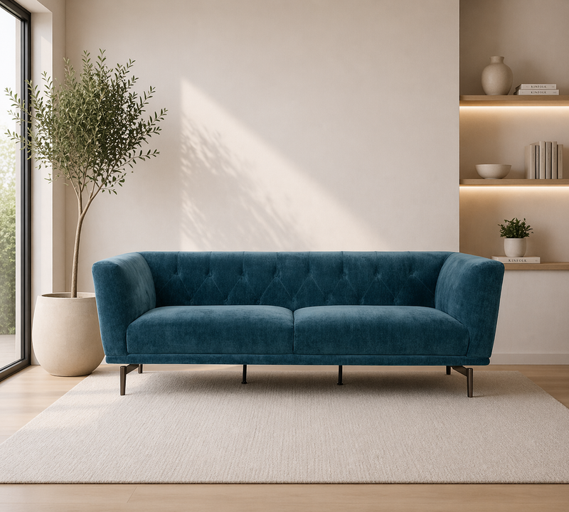 BOBBY 3-Seater Sofa ETHAN 17 - teal