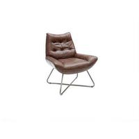HANGERTON Armchair - brown leather