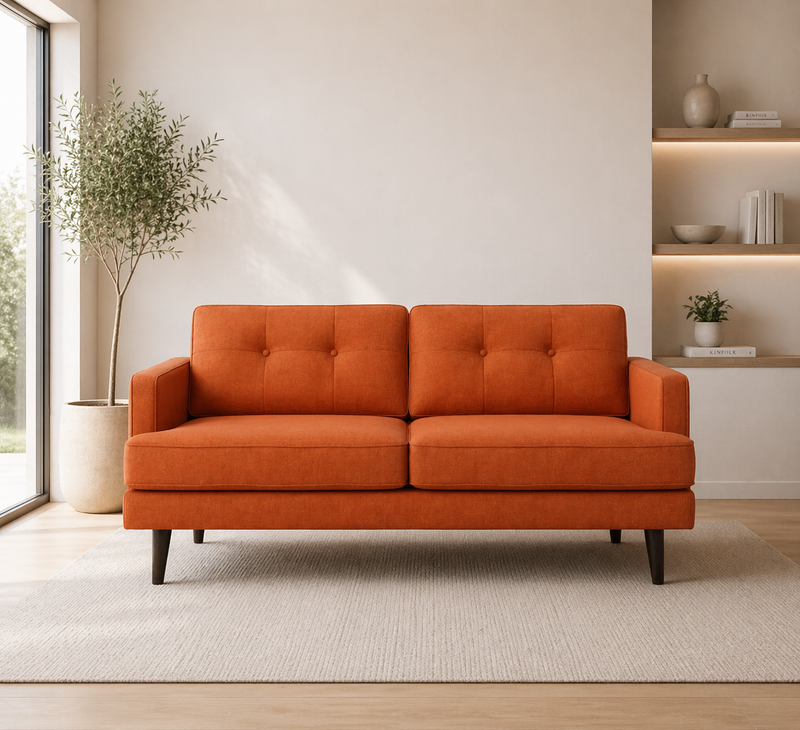 VERDI 3-Seater Sofa GAVA 56 - terracotta