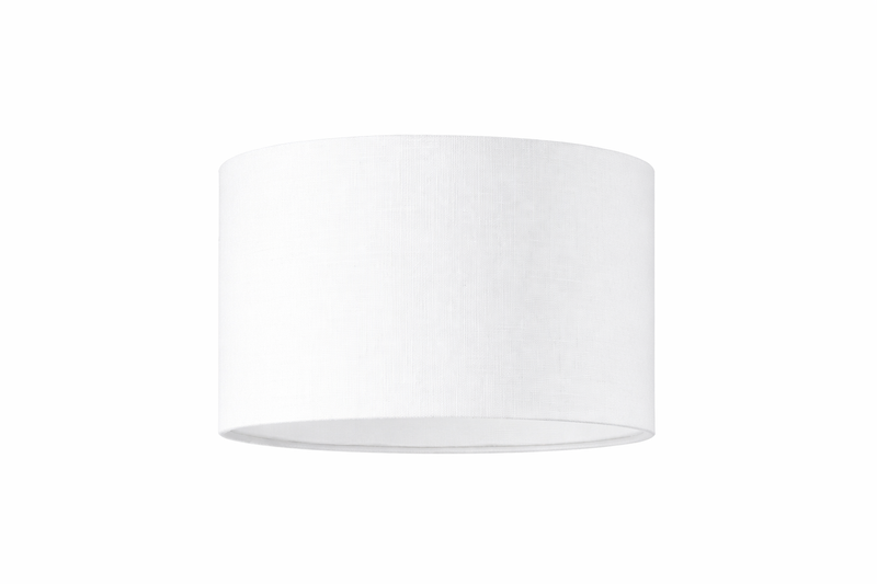 CEILING SHADE 30 cm x 16cm (E14) - white cotton