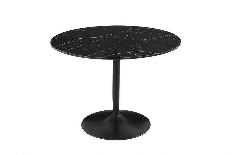 CODY Round Dining Table 100cm - black