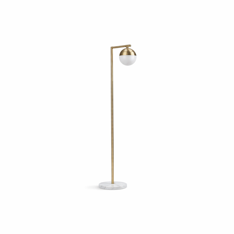LUNA Floor Lamp - gold (E27 golf)