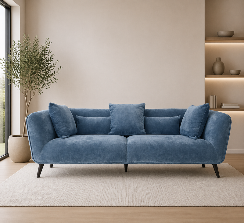 AVENUE 3-Seater Sofa ETHAN 13 - blue