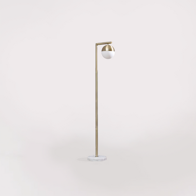 LUNA Floor Lamp - gold (E27 golf)