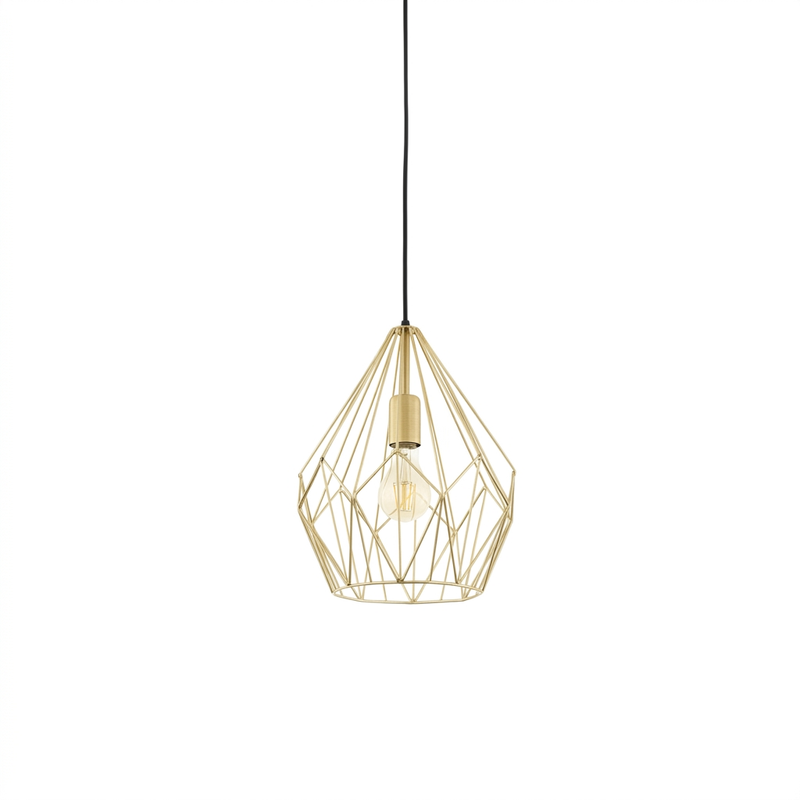 CARLTON Pendant Light - gold  (Vintage E27)