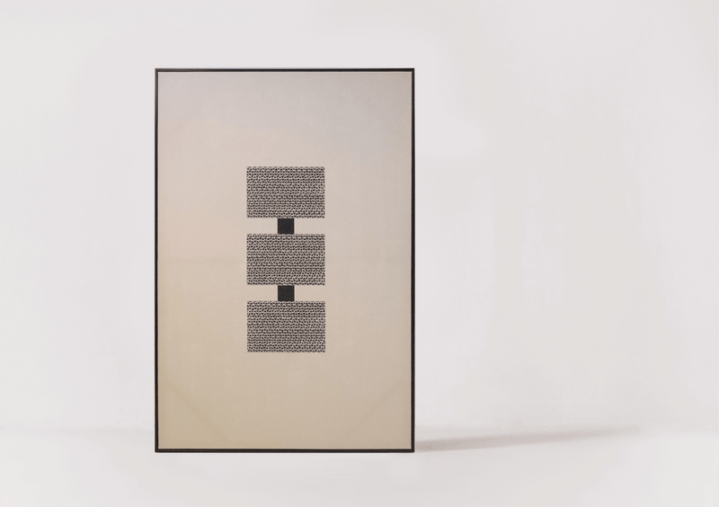 BLOCK 1 - PHDI176 / 80x120 - Black Frame.