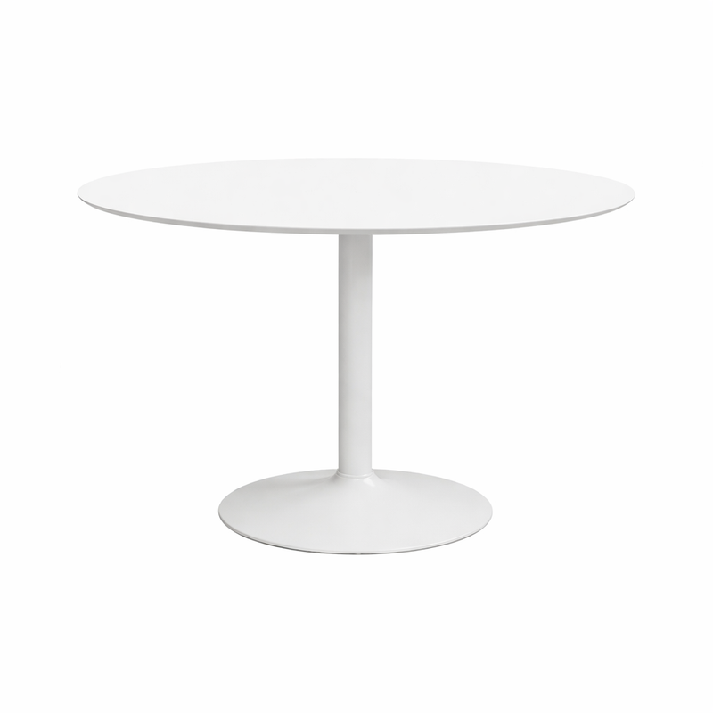 IBIZA Round Dining Table 110cm - white