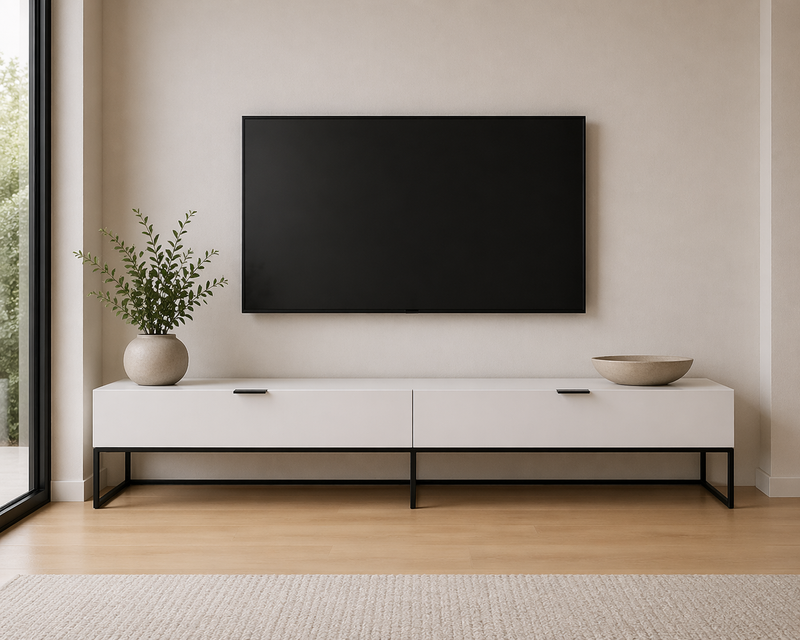 KOBE TV Unit 200cm - white