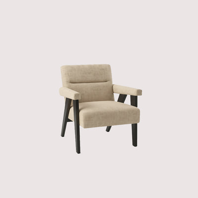 DAKOTA Lounge Chair - beige / black grey