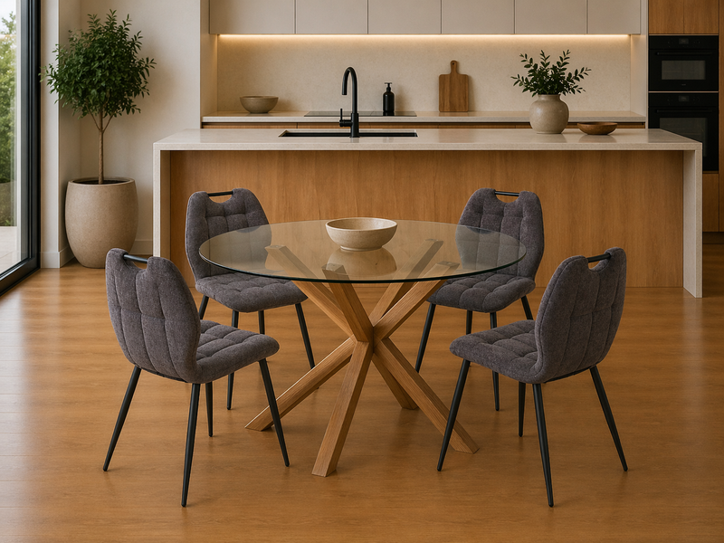 ALVA Dining Chair - charcoal