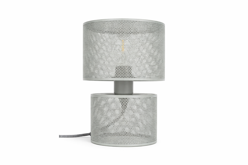 GRID Table Lamp - grey  18x26,5 cm (E27)
