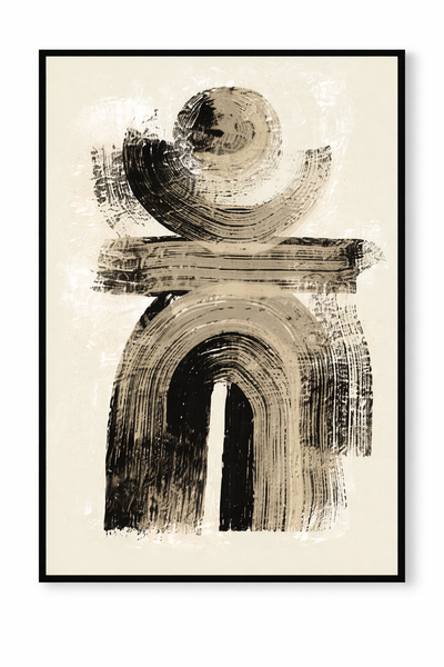 CANVAS ART - PHDI012 / 80x120 - black