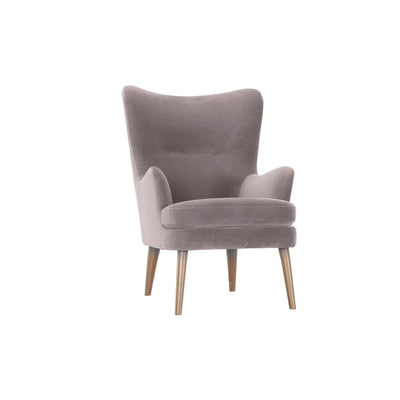 Hugo Armchair (Mink Velvet)