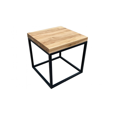 Milan End Table (Timber & Black)